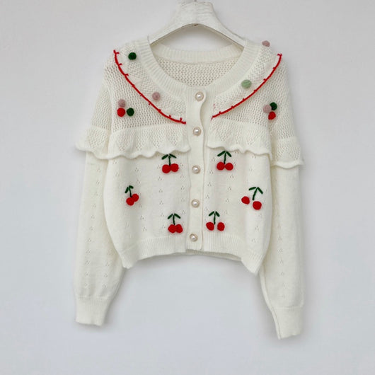 Cardigan Holgado Estilo Universitario para Mujer - Image 85