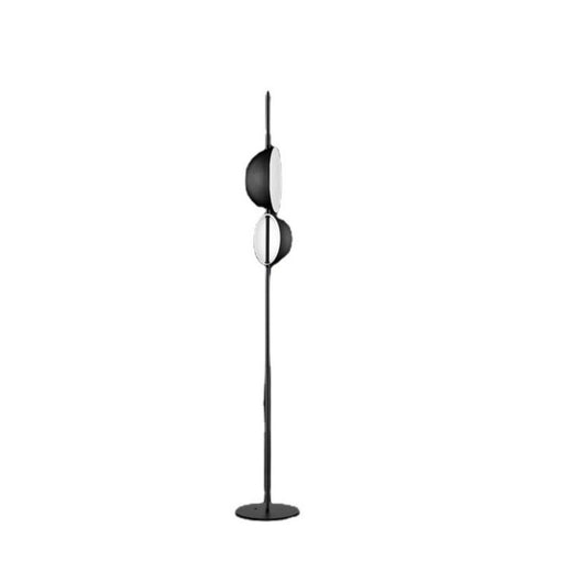Lámpara de Pie Dorada Doble Cabezal para Sala y Dormitorio - Image 9