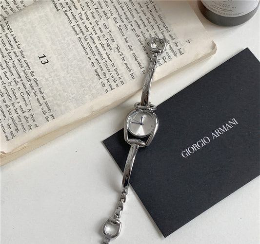 Reloj Pulsera Retro Artístico con Esfera Vintage y Correa de Acero para Mujer - Image 2