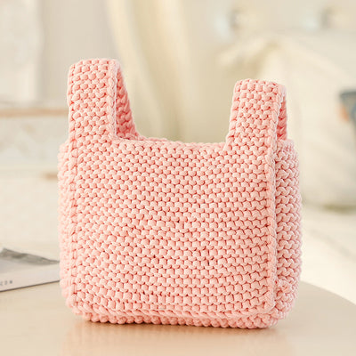 Bolsa Tejida Artesanal DIY - Material para Tejer Bolsos de Tela - Image 2