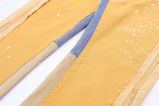 Jeans Hombre Sueltos con Salpicaduras de Pintura - Image 17