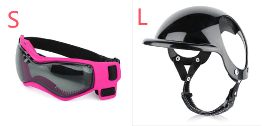 Casco de Seguridad para Mascotas en Moto - Protección Divertida para Perros y Gatos - Image 12