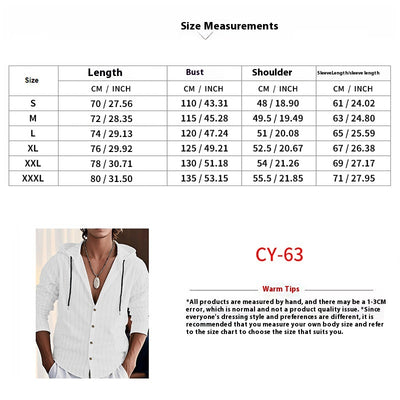 Cardigan Slim Fit con Capucha para Hombre - Casual y Versátil - Image 11