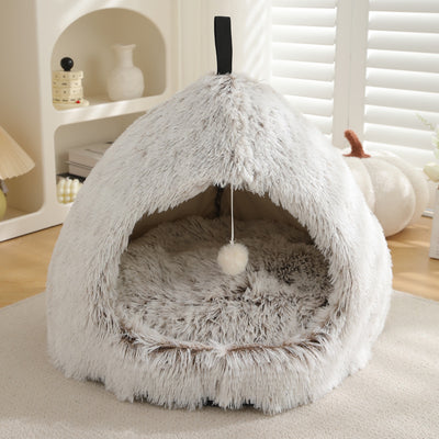 Cama Térmica Acogedora para Gatos - Nido Peluche Invierno - Image 3