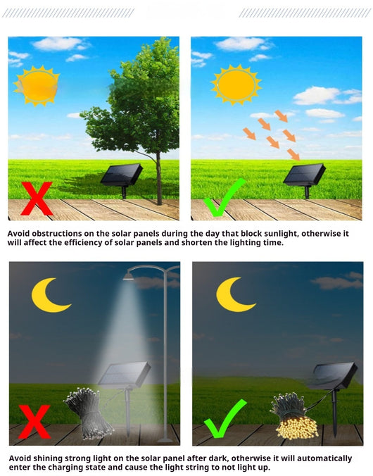 Lámpara Solar Navideña con Luces LED en Forma de Cono de Hielo - Image 15