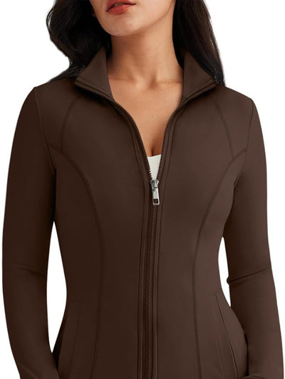Chaqueta Deportiva Ajustada de Manga Larga con Tecnología Elástica - Image 19