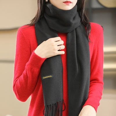 Bufanda Reversible de Cachemira para Mujer - Elegancia Dual - Image 24