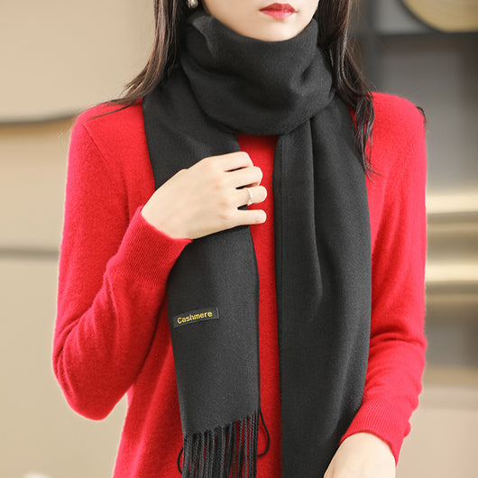 Bufanda Reversible de Cachemira para Mujer - Elegancia Dual - Image 24