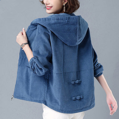 Chaqueta de Pana para Mujer Otoño Invierno - Estilo Casual Versátil - Image 6