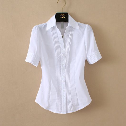 Blusa Profesional de Algodón para Mujer - Perfecta para la Oficina - Image 7
