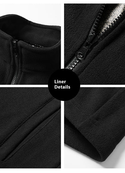 Abrigo Desmontable Impermeable Otoño-Invierno Unisex con Forro Adhesivo - Image 24