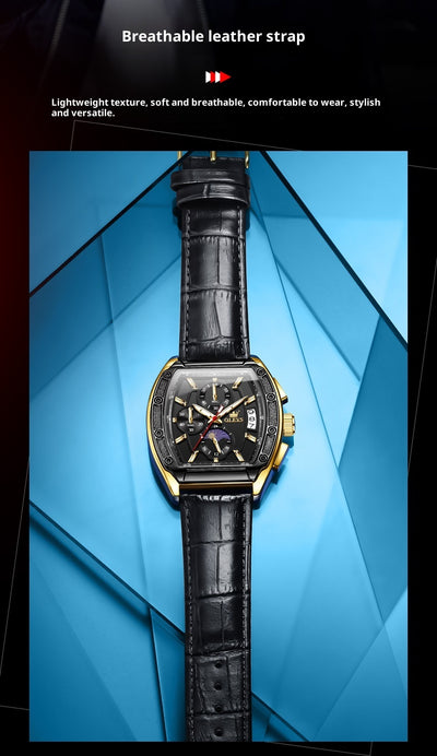 Reloj de Hombre con Correa de Acero y Esfera Luminosa - Image 16