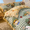 Saia de Cama Estilo 2 1.5 M 4 Peças