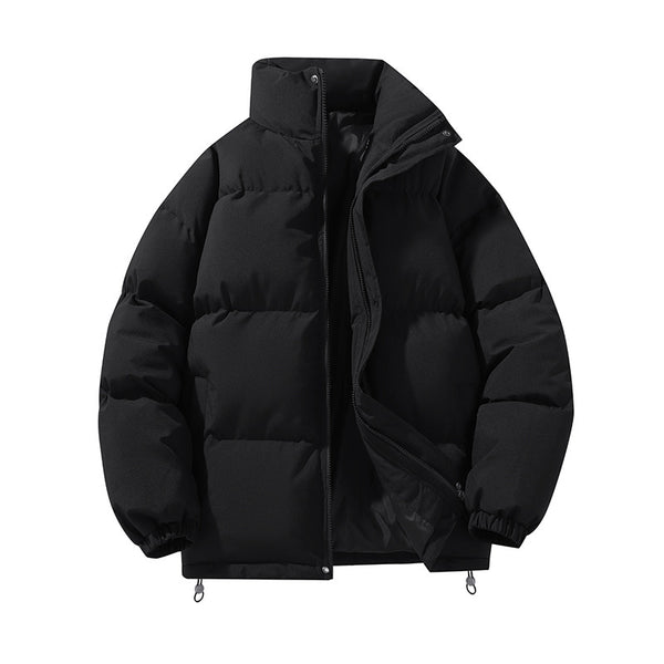 Abrigo Acolchado Cuello Alto para Parejas - Calidez y Estilo Compartido