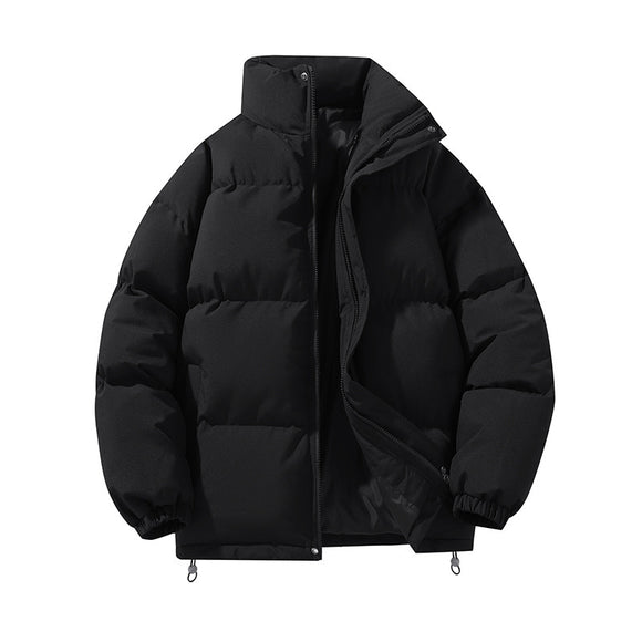 Abrigo Acolchado Cuello Alto para Parejas - Calidez y Estilo Compartido