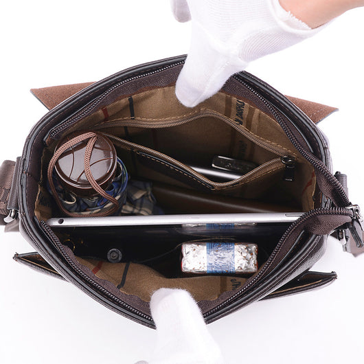 Maletín Messenger de Cuero Kanguro - Bolso Profesional Vertical para Hombre - Image 2