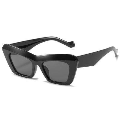 Gafas de Sol Retro Hip Hop Ojo de Gato Triangular para Mujer - Image 3