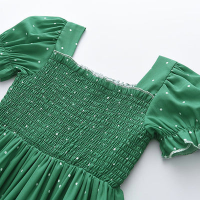 Blusa de Verano Cuello Francés Cuadrado con Mangas Voluminosas - Image 17