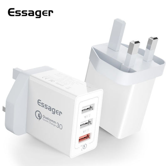 Cargador Rápido USB de 30W con 3 Puertos - Carga Simultánea - Image 8