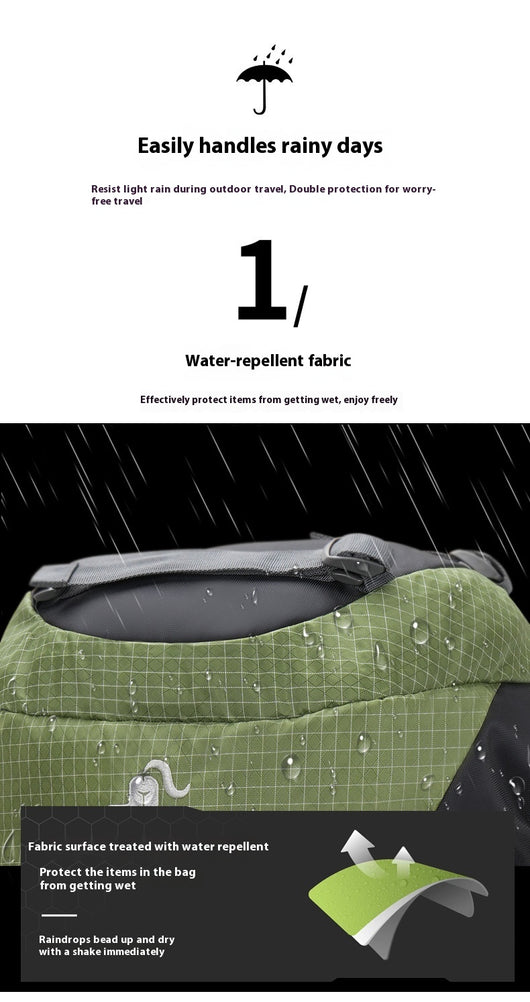 Mochila de Senderismo Estampada para Hombre - Diseño Minimalista - Image 12