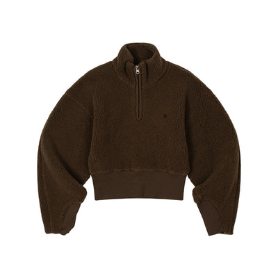 Sudadera Casual con Cuello Alto y Cierre Parcial - Image 5