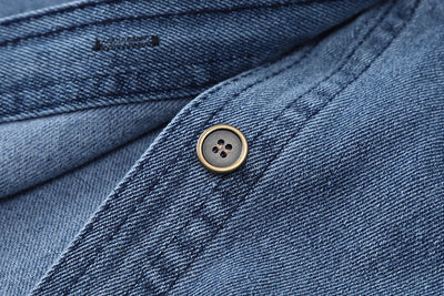 Chaqueta Denim Retro Suelta para Mujer - Diseño Moderno de Manga Larga - Image 8
