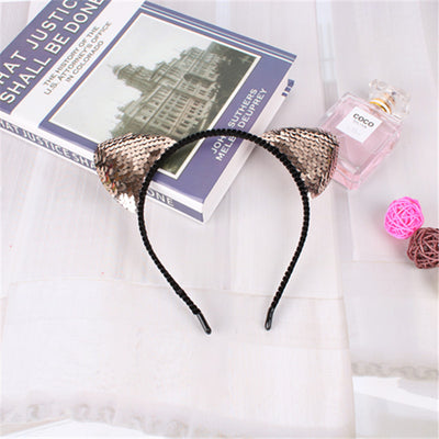Diadema de Orejas de Gato Lentejuelas - Accesorios para el Cabello Infantiles - Image 5