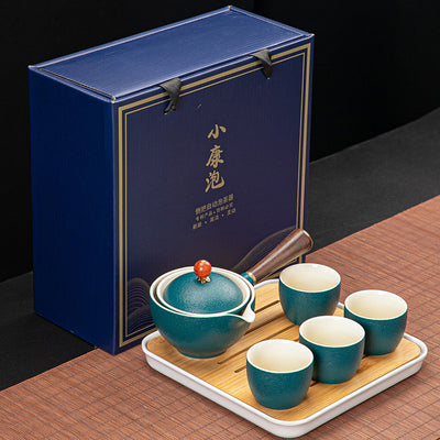 Juego de Té Xiaoyao con Tetera Giratoria 360° - Image 53