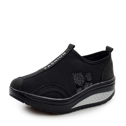 Tenis Plataforma Casual para Mujer con Malla Transpirable - Image 2