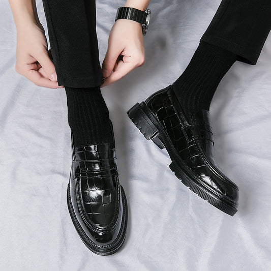 Zapatos de Cuero Casual para Hombre - Estilo Británico Transpirable - Image 2