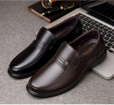 Zapatos Casuales de Cuero Genuino para Hombre - Suela Plana Antideslizante - Image 23