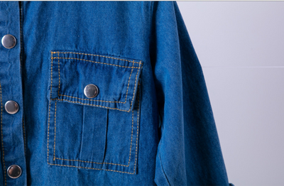 Conjunto Vaquero de Dos Piezas para Niños y Adolescentes - Primavera y Otoño - Image 12