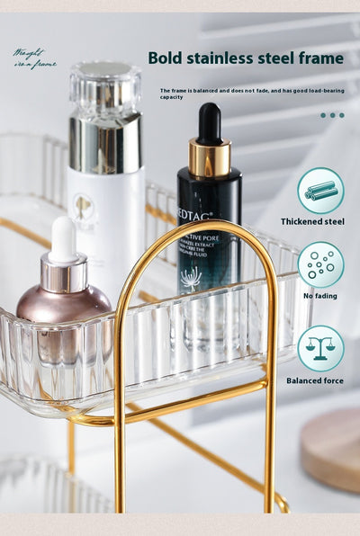 Organizador de Cosméticos y Accesorios de Baño con Estantes Dobles - Image 16