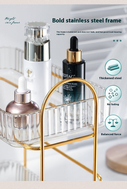 Organizador de Cosméticos y Accesorios de Baño con Estantes Dobles - Image 16