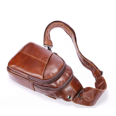 Bolsa Crossbody de Cuero para Hombre - Estilo Casual - Image 7