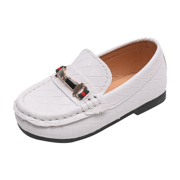 Zapatos Casuales de Cuero Suave para Niños