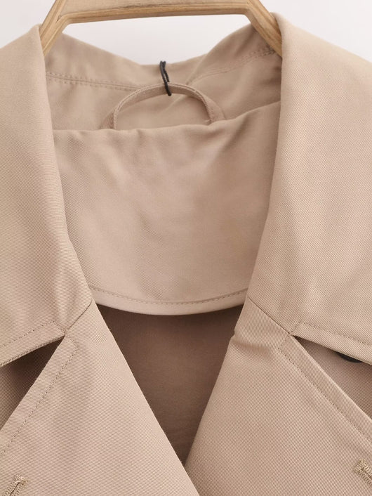 Gabardina Francesa Elegante para Mujer - Abrigo de Manga Larga Estilo Europeo - Image 22