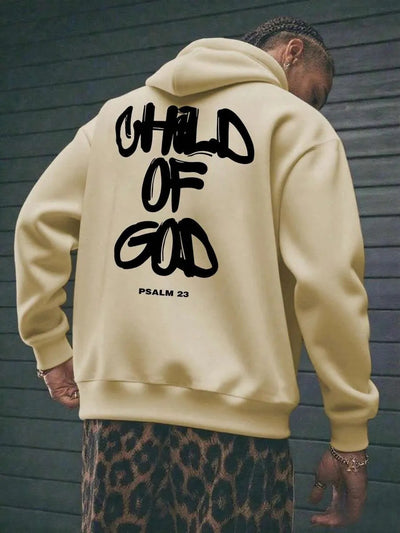 Sudadera Hombre con Estampado de Letras y Forro Polar Cálido - Image 7