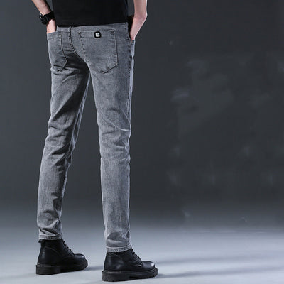 Jeans Casuales Elásticos de Cintura Media para Hombre - Image 9
