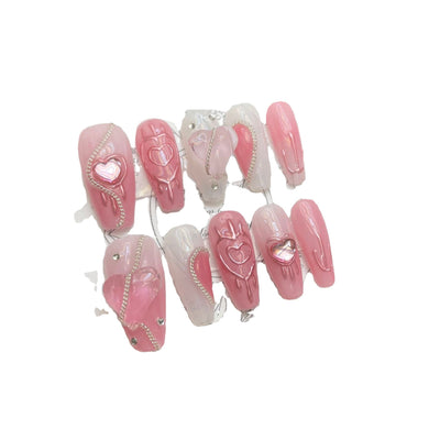 Tabletas Realzadoras de Uñas Sweet Love - Desmontables y Duraderas - Image 10