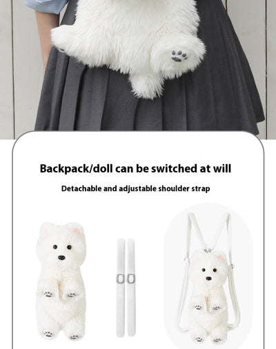 Peluche Perro West Highland Blanco Suave y Adorable - Image 14