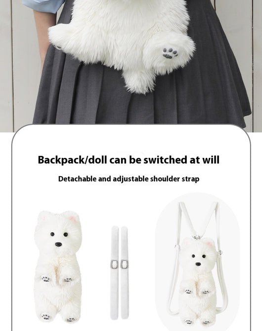 Peluche Perro West Highland Blanco Suave y Adorable - Image 14