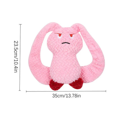 Juguete de Dentición para Perros Conejo Chirriante Peluche Masticable Portátil - Image 3