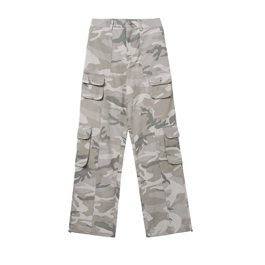 Pantalones Slim Drapeado de Corte Recto Estilo Urbano - Image 6