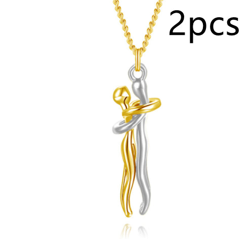 Collar Abrazo de Amor - Joyería Unisex para Parejas - Image 29