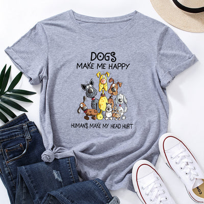 Camiseta Suelta de Algodón con Letra - Unisex Deportiva para Estudiantes - Image 4