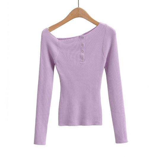 Blusa Entallada de Botón Simple para Mujer - Image 6