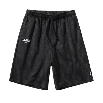 Shorts Sueltos Estampado Completo Tendencia para Hombre - Image 4