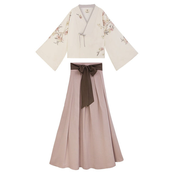 Vestido Hanfu Femenino Primavera Otoño - Estilo Hada Elegante Antiguo - Image 3