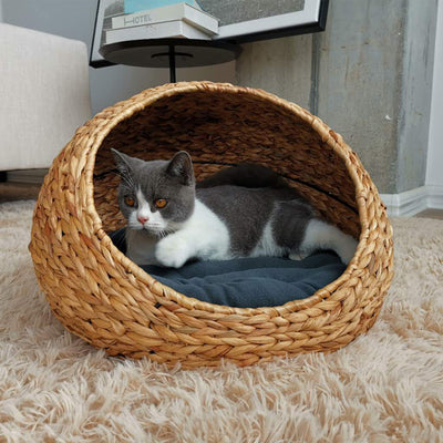 Cama Nido Tejida a Mano para Gatos y Mascotas - Image 15
